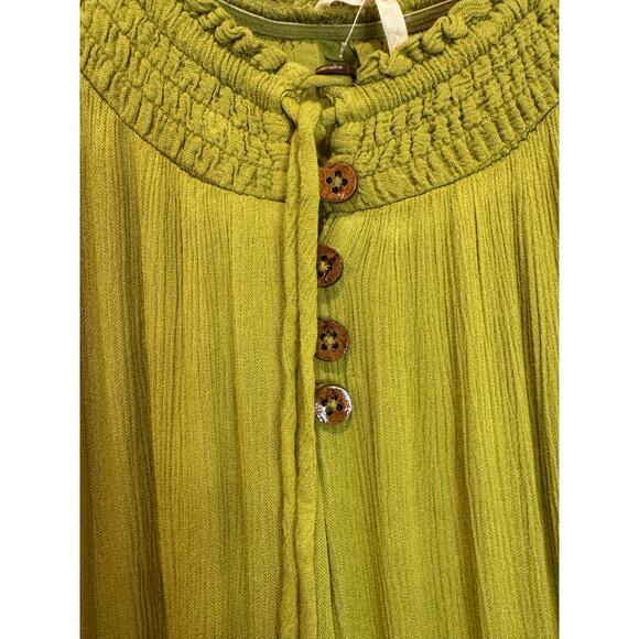 Free People Boho Chartreuse Maxi Dress - Picture 7 of 11
